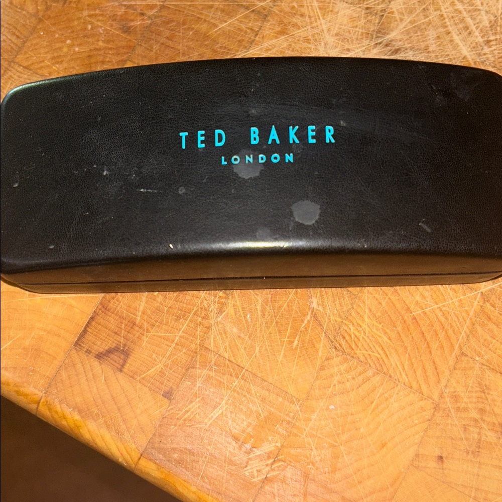 Black and Blue Eyeglass Case